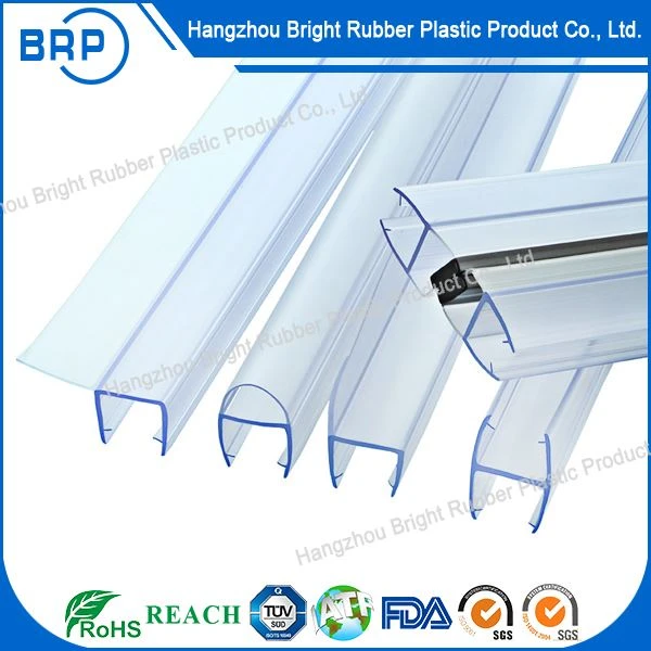 Tira de extrusión de caucho de silicona transparente personalizada